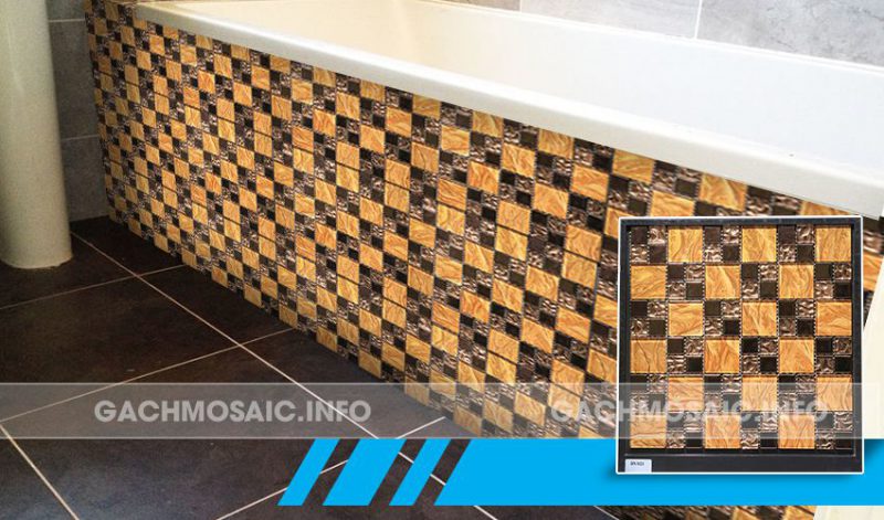 Ứng dụng mẫu gạch mosaic BV021