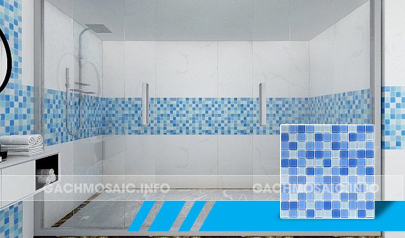 Ứng dụng mẫu gạch mosaic BV253D4