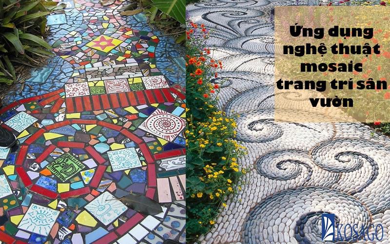Nghệ thuật Mosaic trong trang trí sân vườn