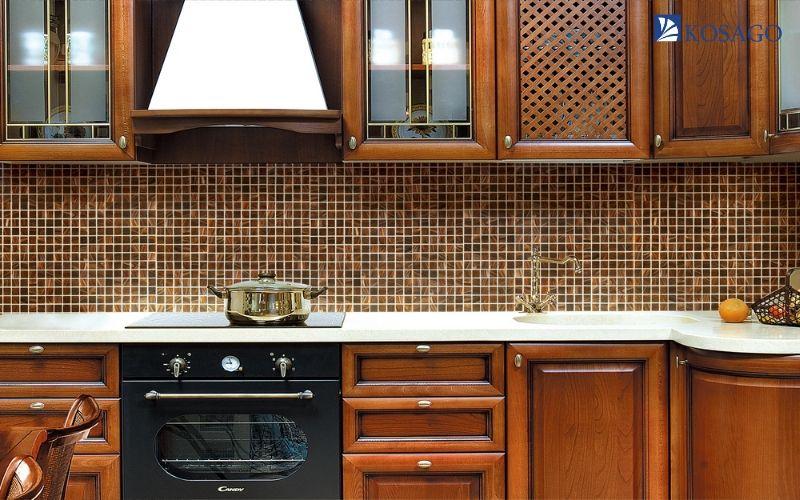 Ứng dụng gạch mosaic Hà Nội trong trang trí phòng bếp