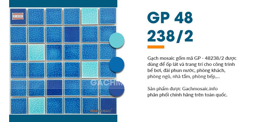 Gạch mosaic gốm GP - 48 238/2