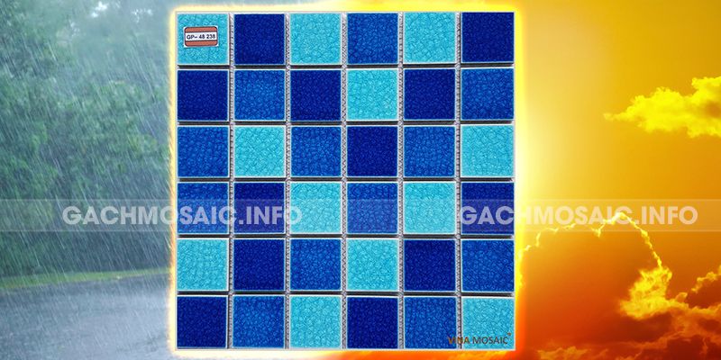 Đặc điểm gạch mosaic gốm GP - 48 238