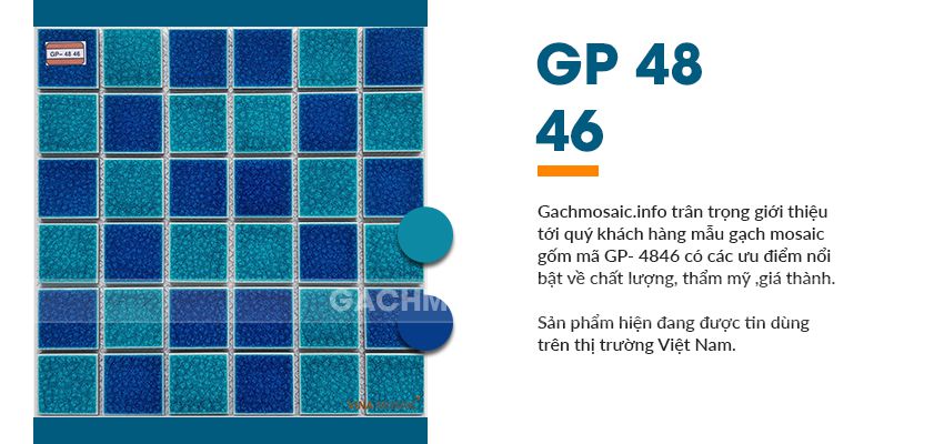 Gạch mosaic gốm GP-48 46
