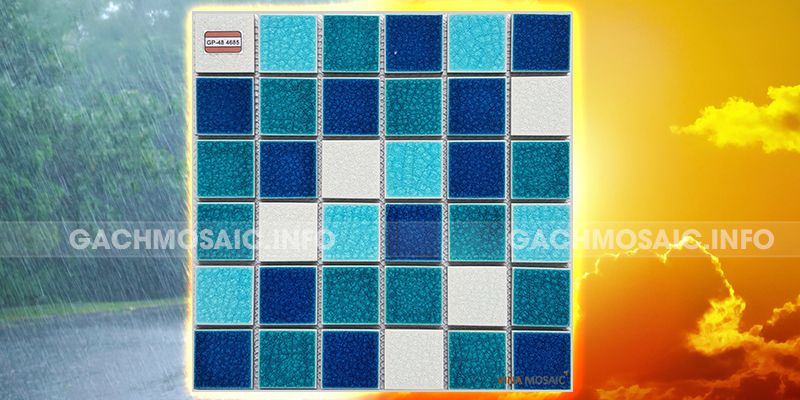 Đặc điểm gạch mosaic gốm GP - 48 4685