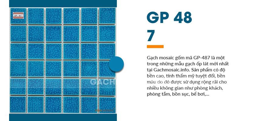Gạch mosaic gốm GP-48 7
