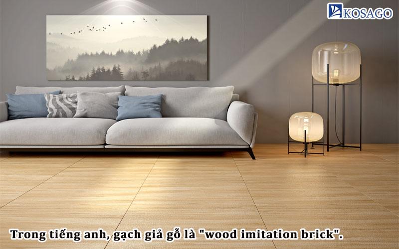 Wood Imitation Brick