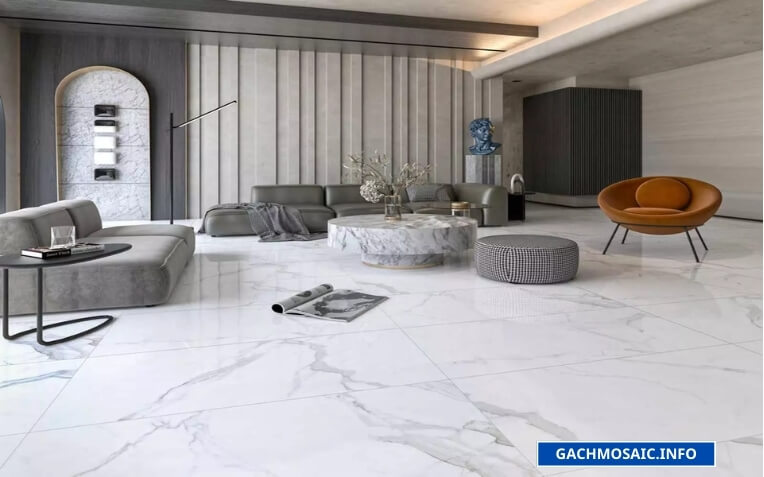 Gạch marble phòng khách