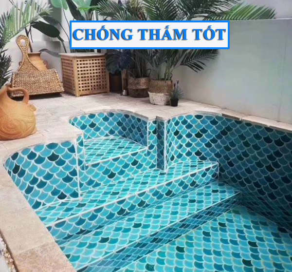 Gạch mosaic chống thấm tốt