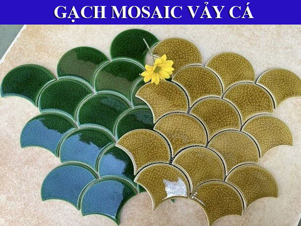 Gạch mosaic vảy cá