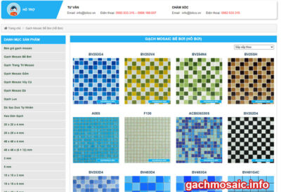 gachmosaic.info - Địa chỉ mua gạch lát bể bơi uy tín