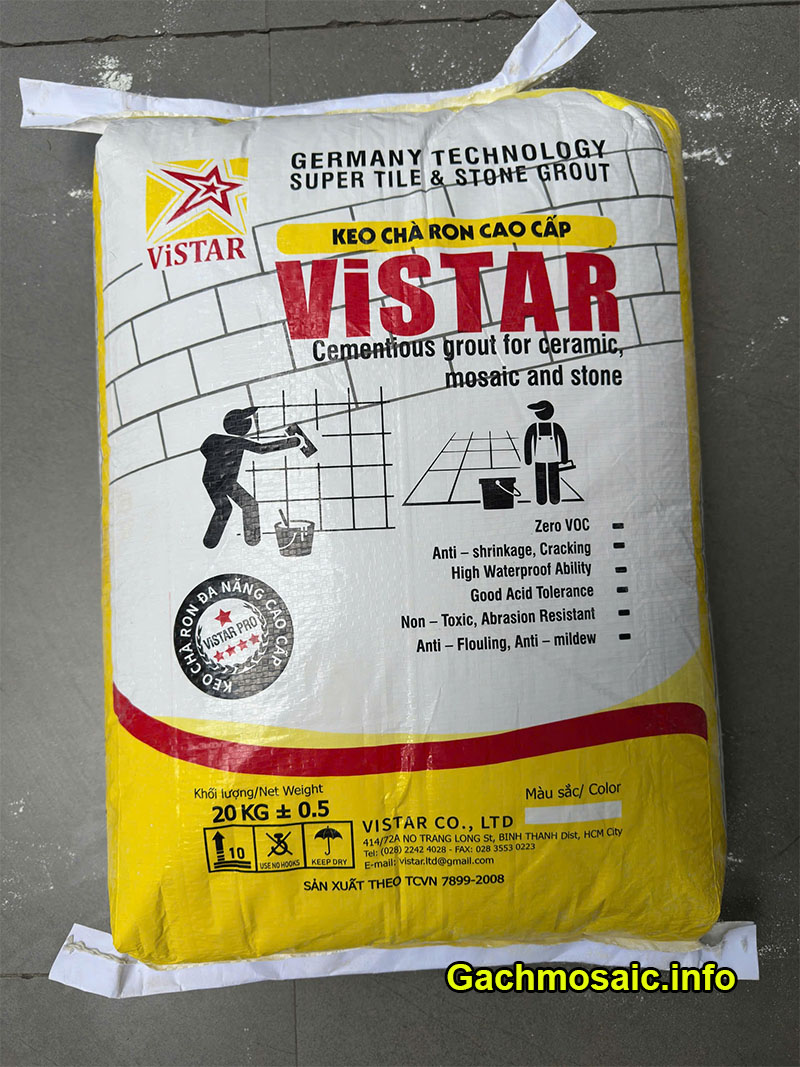 Keo chà joint gạch có khả năng chống rêu mốc tốt